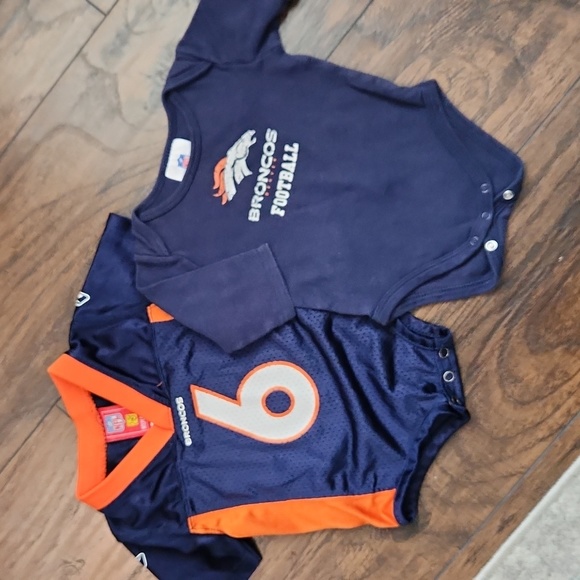 NFL Other - Broncos Baby Jersey Onesie and Longsleeve Onesie 6-9m & 3-6m